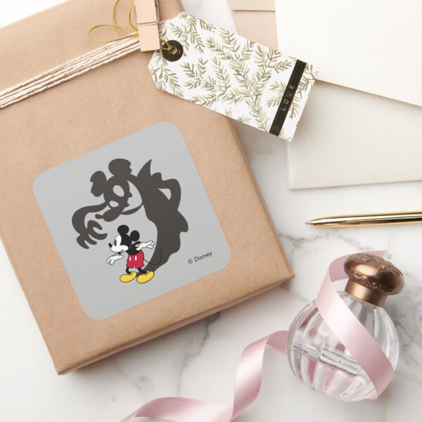 Spooky_Halloween_Mickey_Mouse_Square_Sticker_5 Spooky Halloween Mickey Mouse Square Sticker