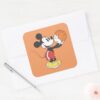 Sporty_Mickey___Holding_Basketball_Square_Sticker_3 Sporty Mickey Holding Basketball Square Sticker