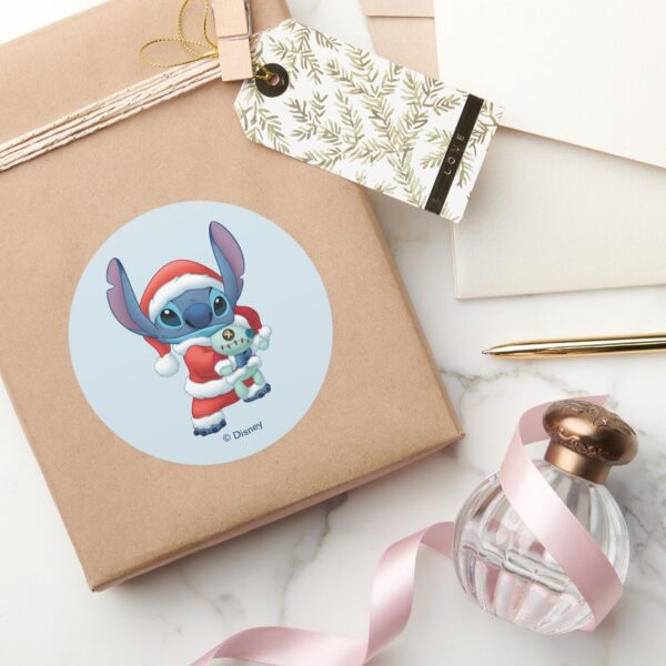 Spread_Christmas_Cheer_with_Lilo_&_Stitch!_Classic_Round_Sticker_5 Spread Christmas Cheer With Lilo Stitch Classic Round Sticker