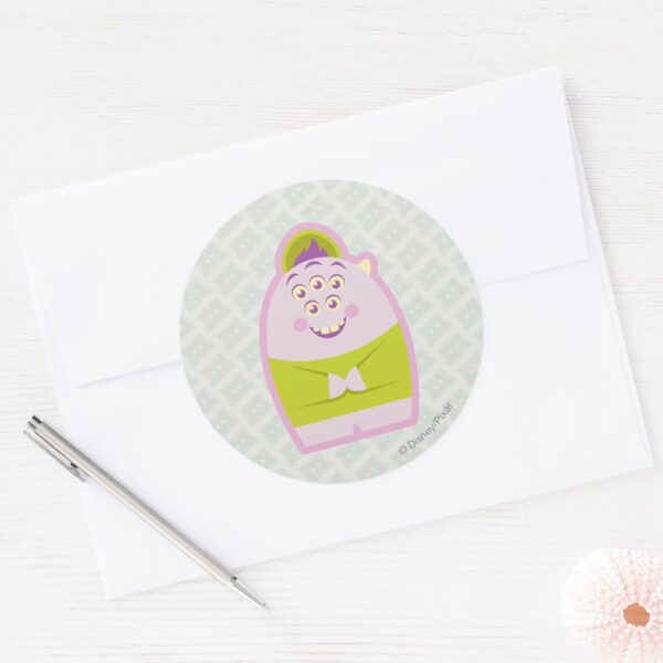 Squishy_1_classic_round_sticker_3 Squishy 1 Classic Round Sticker