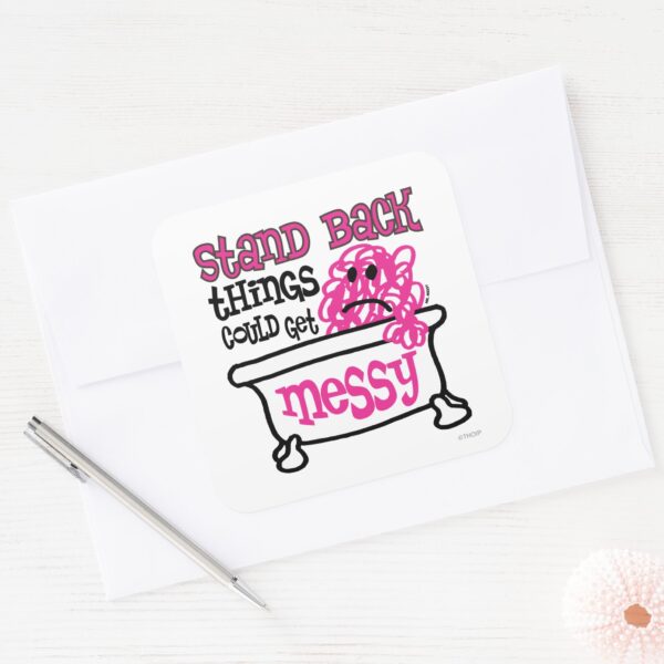 Stand_Back_Square_Sticker_3 Stand Back Square Sticker