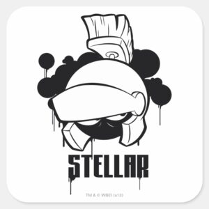 Stellar MARVIN THE MARTIAN™ Square Sticker