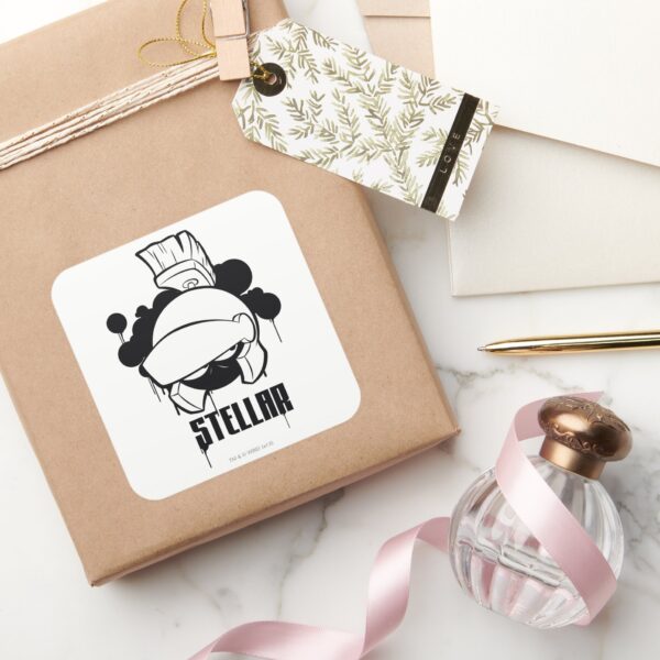 Stellar_MARVIN_THE_MARTIAN™_Square_Sticker_5 Stellar MARVIN THE MARTIAN™ Square Sticker