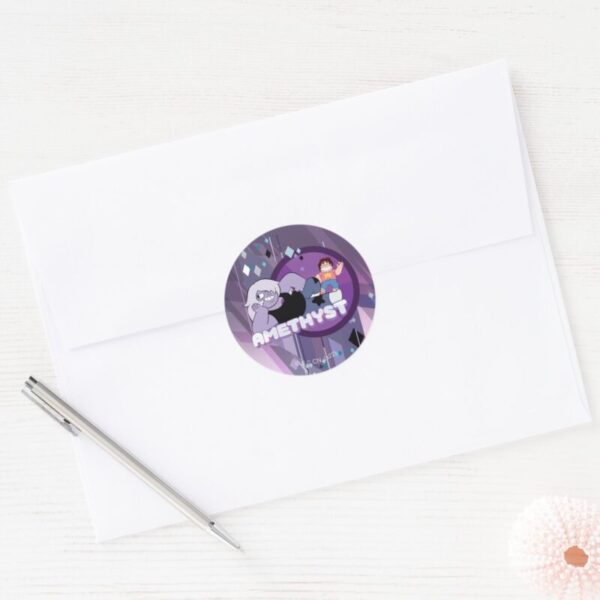 Steven_Universe___Amethyst_Character_Graphic_Classic_Round_Sticker_3 Steven Universe Amethyst Character Graphic Classic Round Sticker