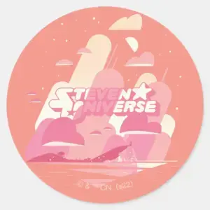 Steven Universe Beach City Classic Round Sticker