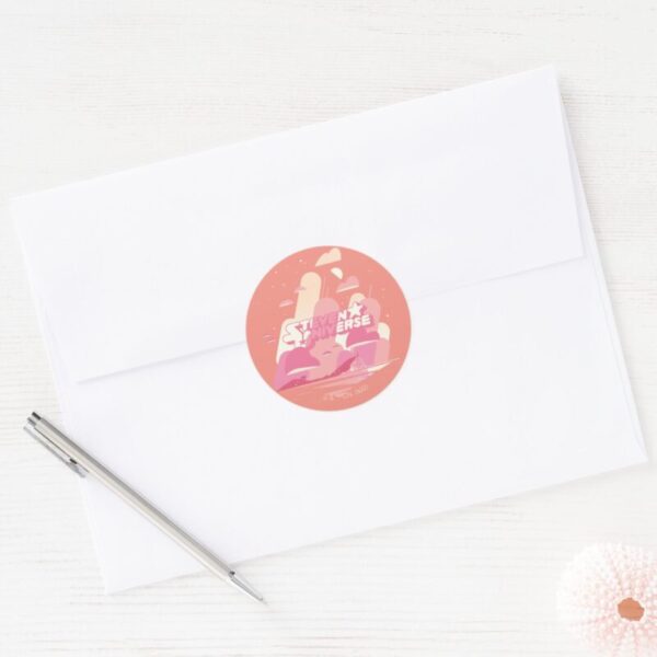 Steven_Universe___Beach_City_Classic_Round_Sticker_3 Steven Universe Beach City Classic Round Sticker