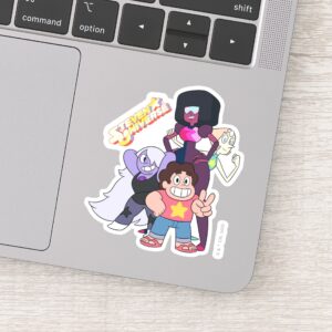 Steven_Universe___Crystal_Gem_Group_Pose_Sticker_14 Steven Universe Crystal Gem Group Pose Sticker