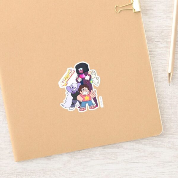 Steven_Universe___Crystal_Gem_Group_Pose_Sticker_15 Steven Universe Crystal Gem Group Pose Sticker