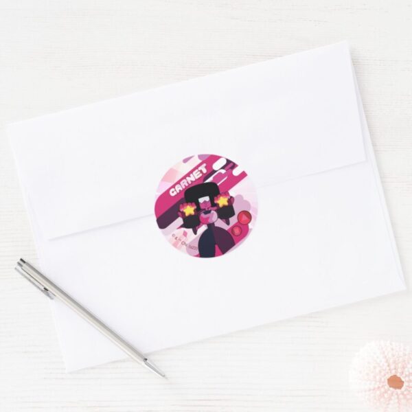 Steven_Universe___Garnet_Character_Graphic_Classic_Round_Sticker_3 Steven Universe Garnet Character Graphic Classic Round Sticker