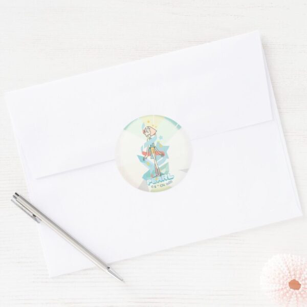 Steven_Universe___Pearl_Character_Graphic_Classic_Round_Sticker_3 Steven Universe Pearl Character Graphic Classic Round Sticker