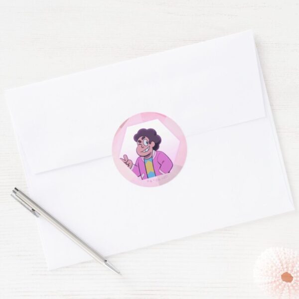 Steven_Universe___Pink_Diamond_Portrait_Classic_Round_Sticker_3 Steven Universe Pink Diamond Portrait Classic Round Sticker