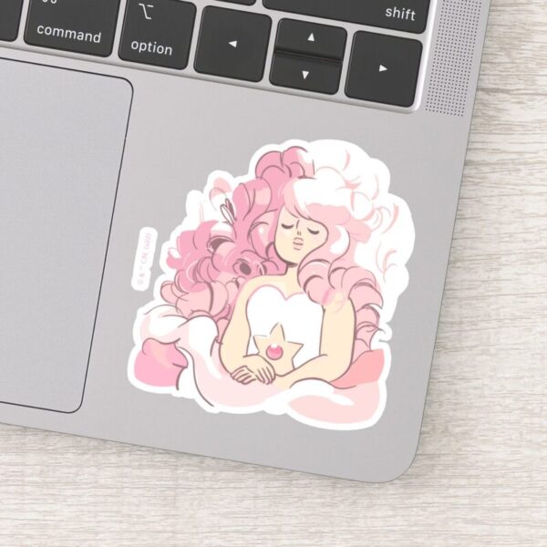 Steven_Universe___Rose_Quartz_Illustration_Sticker_14 Steven Universe Rose Quartz Illustration Sticker