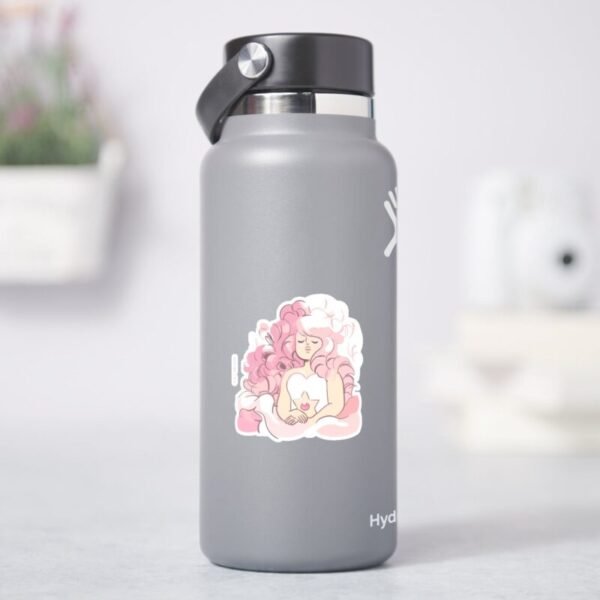 Steven_Universe___Rose_Quartz_Illustration_Sticker_6 Steven Universe Rose Quartz Illustration Sticker