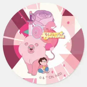 Steven Universe Rose Quartz Legacy Classic Round Sticker