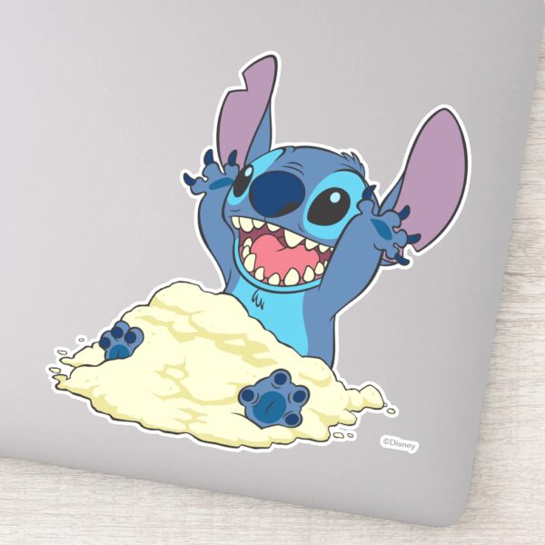 Stich_Playing_in_Sand_Disney_Sticker_9 Stich Playing In Sand Disney Sticker