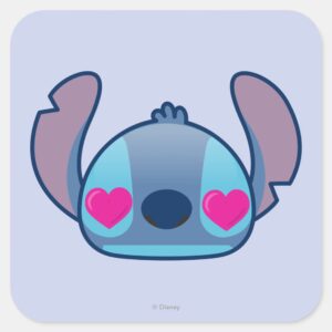 Stitch Emoji Square Sticker
