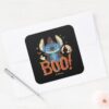 Stitch Halloween Boo Square Sticker