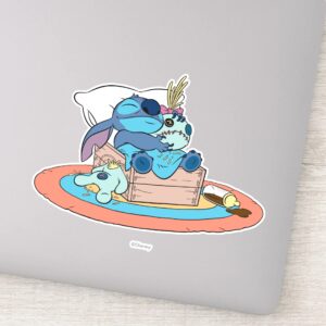 Stitch Scrump Sleeping Sticker