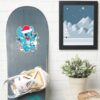 Stitch Christmas Lights Sticker