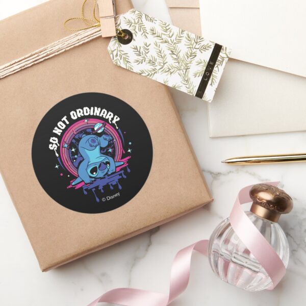 Stitch___So_Not_Ordinary_Classic_Round_Sticker_5 Stitch So Not Ordinary Classic Round Sticker