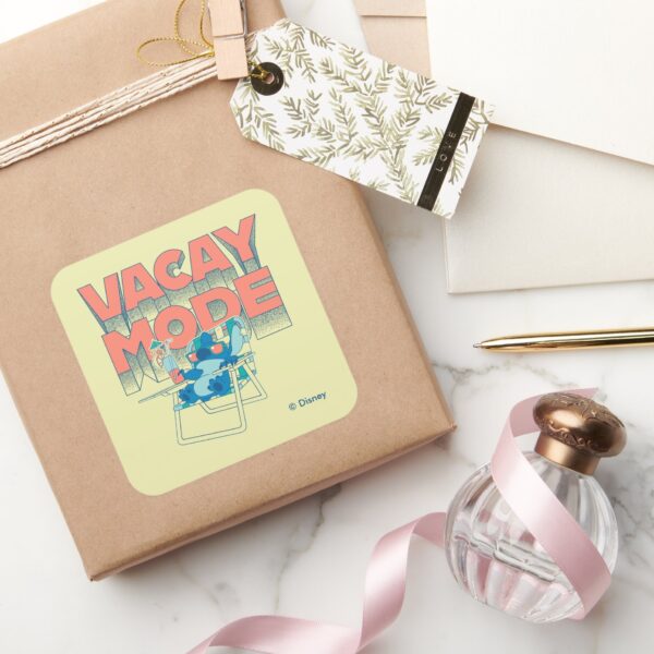 Stitch___Vacay_Mode_Square_Sticker_5 Stitch Vacay Mode Square Sticker