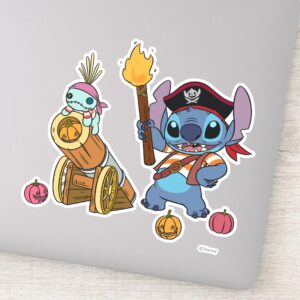 Stitch The Pirate Sticker