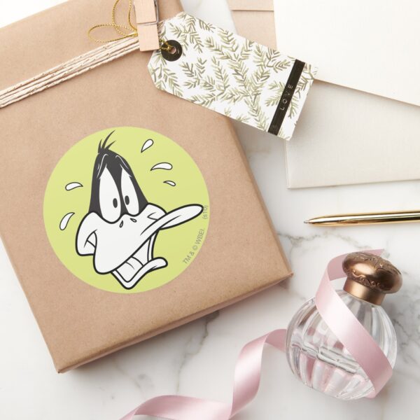 Stressed_DAFFY_DUCK™_Classic_Round_Sticker_5 Stressed DAFFY DUCK™ Classic Round Sticker