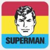 Stripe_Boy_-_Superman_Square_Sticker_1 Stripe Boy Superman Square Sticker