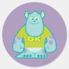 Sulley_2_classic_round_sticker_1 Sulley 2 Classic Round Sticker