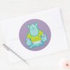 Sulley_2_classic_round_sticker_3 Sulley 2 Classic Round Sticker