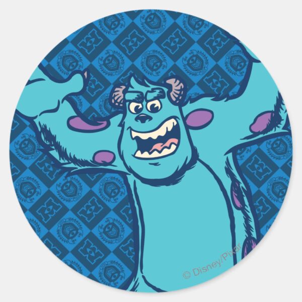Sulley_4_classic_round_sticker_1 Sulley 4 Classic Round Sticker