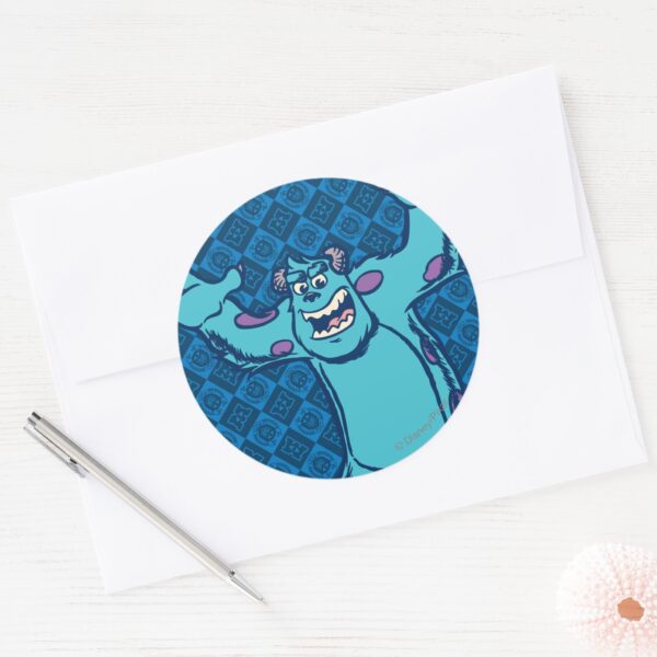 Sulley_4_classic_round_sticker_3 Sulley 4 Classic Round Sticker