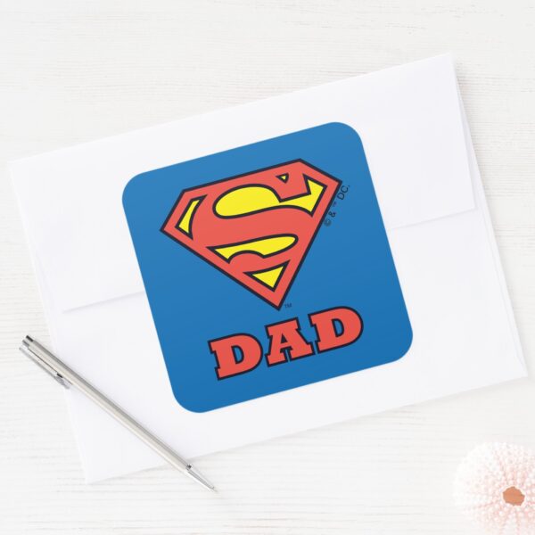 Super Dad Square Sticker
