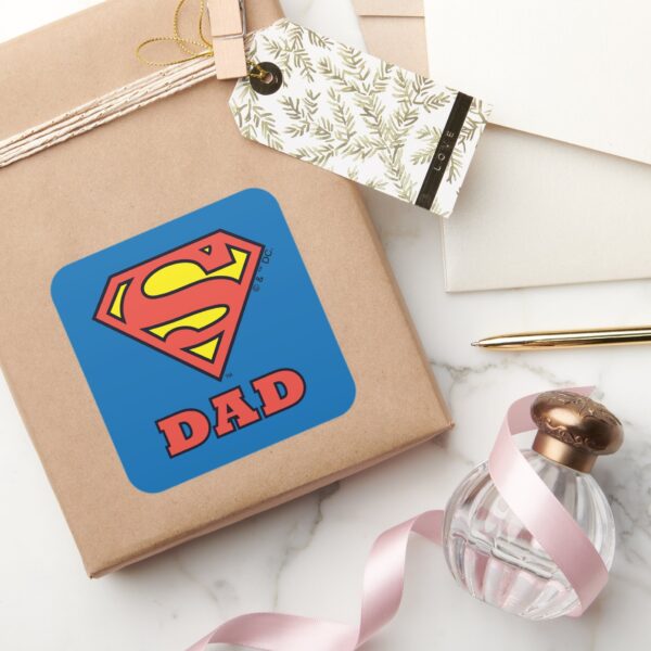 Super Dad Square Sticker