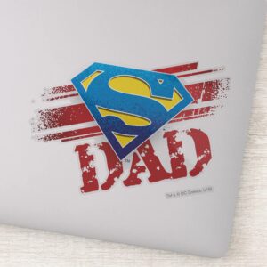 Super Dad Stripes Sticker