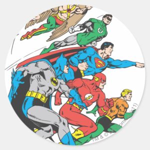 Super Powers™ Collection 12 Classic Round Sticker