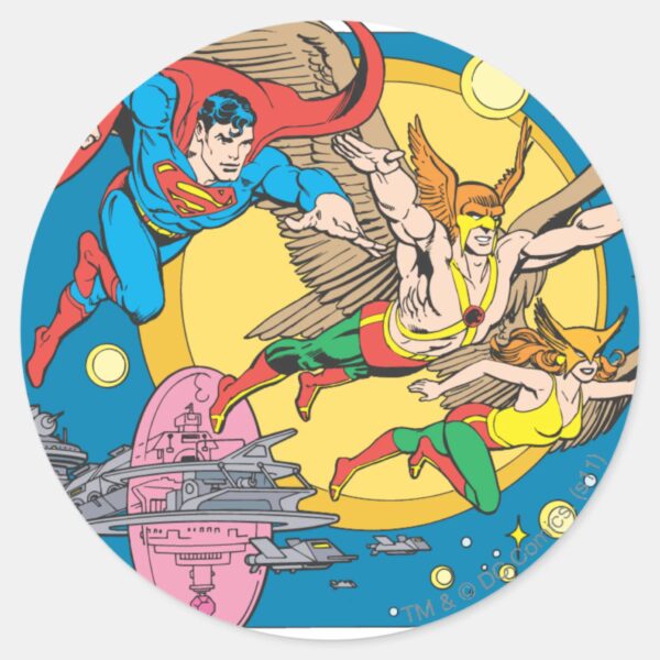 Super Powers™ Collection 15 Classic Round Sticker