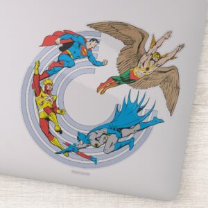 Super Powers™ Flying In A Circle Sticker