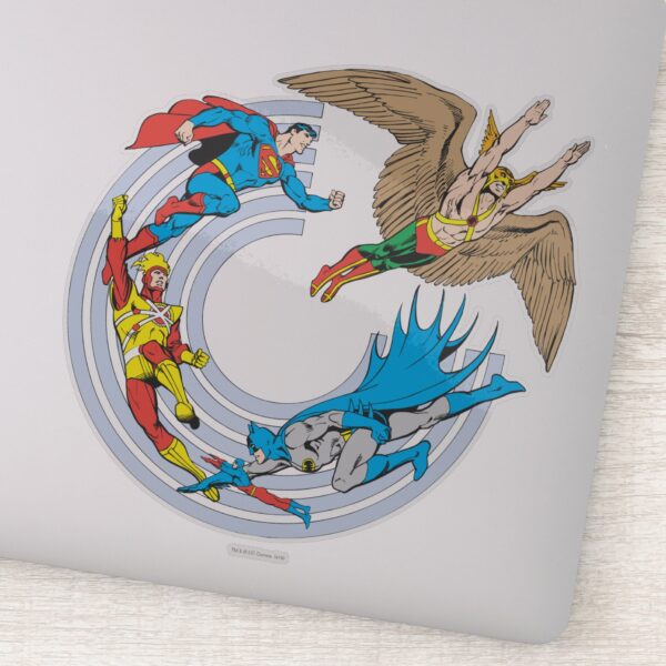 Super Powers™ Flying In A Circle Sticker