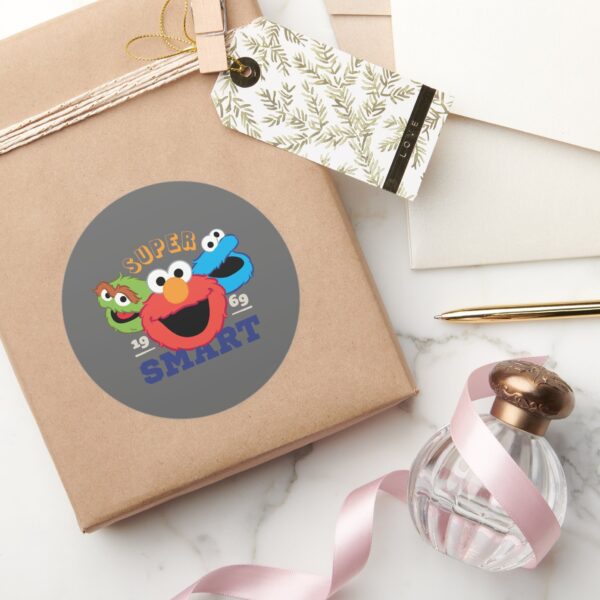 Super_Smart_Characters_Classic_Round_Sticker_5 Super Smart Characters Classic Round Sticker