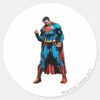 Superman Hand In Fist Classic Round Sticker