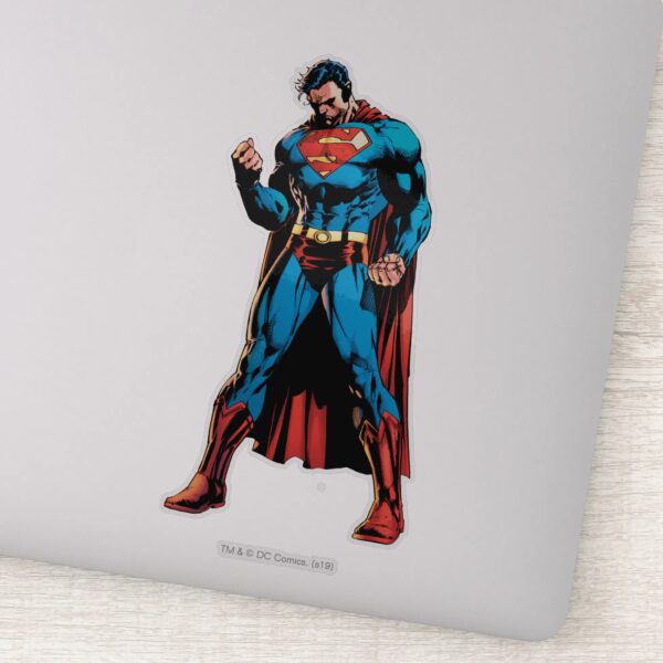 Superman Hand In Fist Sticker