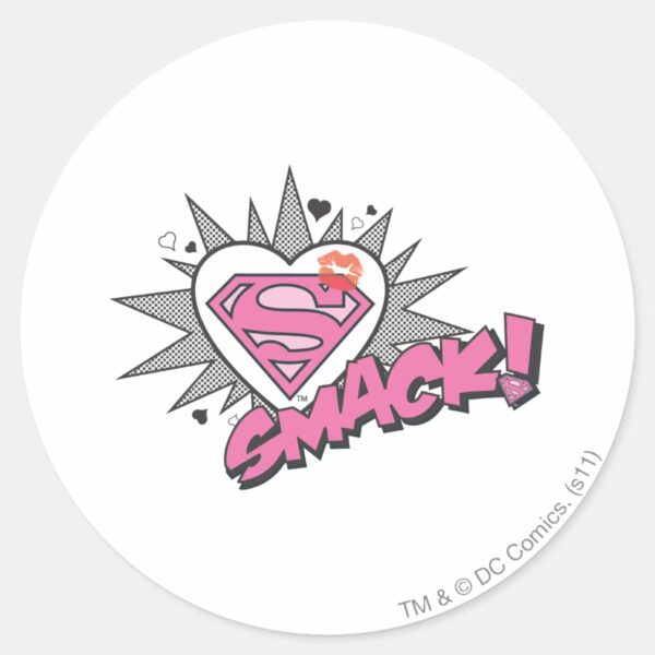Superman_-_Smack_Classic_Round_Sticker_1 Superman Smack Classic Round Sticker