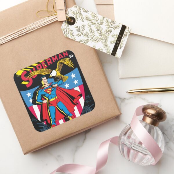 Superman_#14_square_sticker_5 Superman 14 Square Sticker
