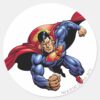Superman_31_classic_round_sticker_1 Superman 31 Classic Round Sticker