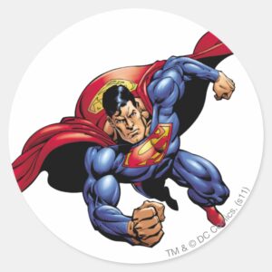Superman 31 Classic Round Sticker