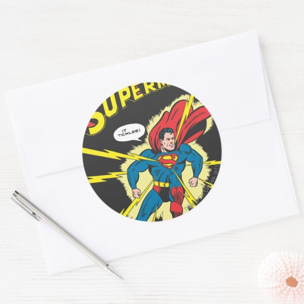 Superman_#32_classic_round_sticker_3 Superman 32 Classic Round Sticker