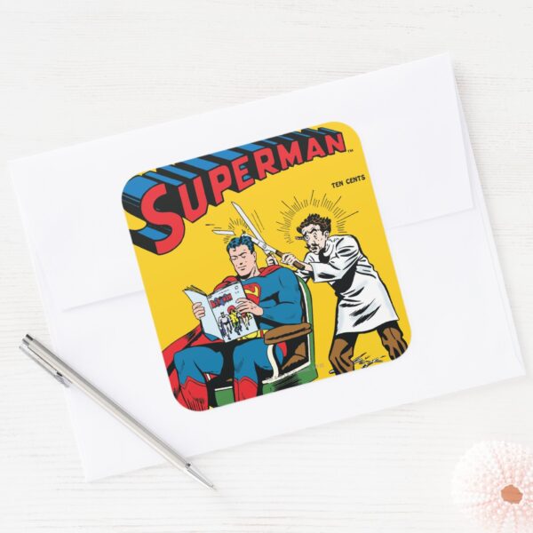Superman 52 Square Sticker
