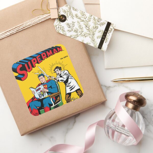 Superman 52 Square Sticker