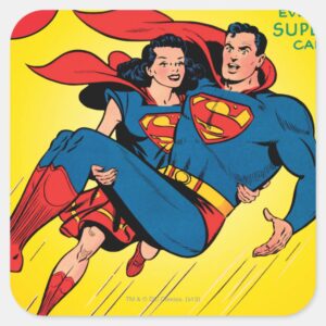 Superman 57 Square Sticker